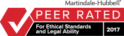 Martindale-Hubbell | Peer Rated For Ethical Standards And Legal Ability | 2017
